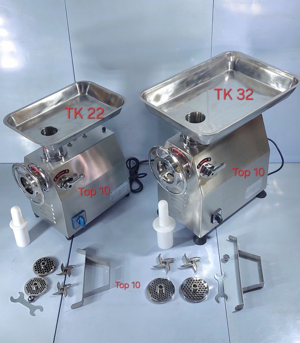 Професионална електрическа месомелачка ТК 32. Редукторна месомелачка.