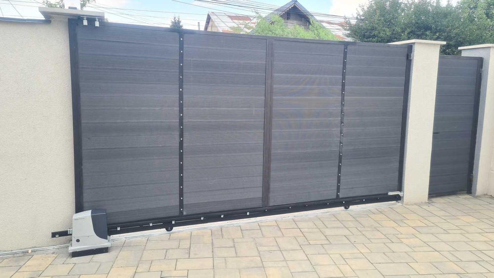 Porti garduri teava patrata fier forjat WPC jaluzea traforate