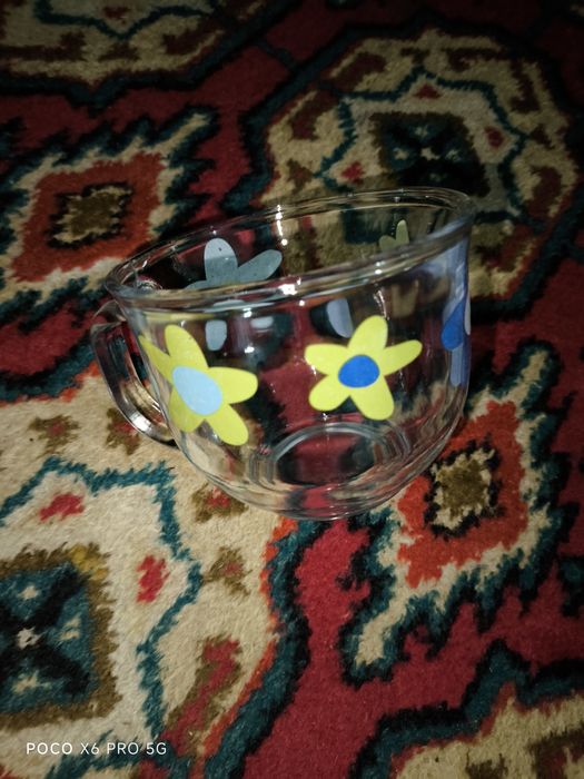 Стеклянный бокал термостойкий