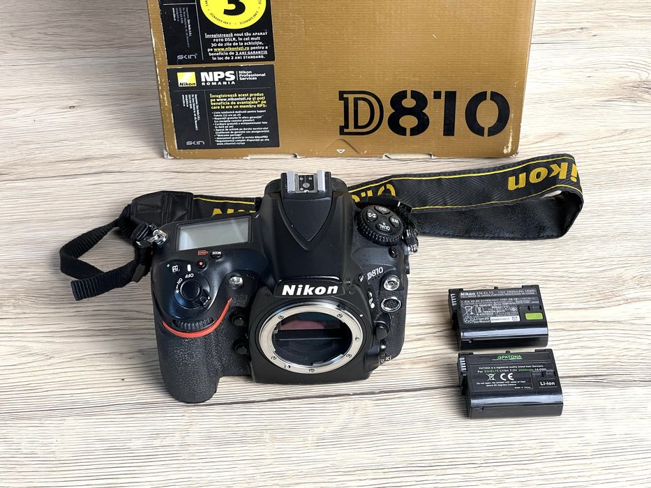 Nikon d810 body sau cu obiectiv
