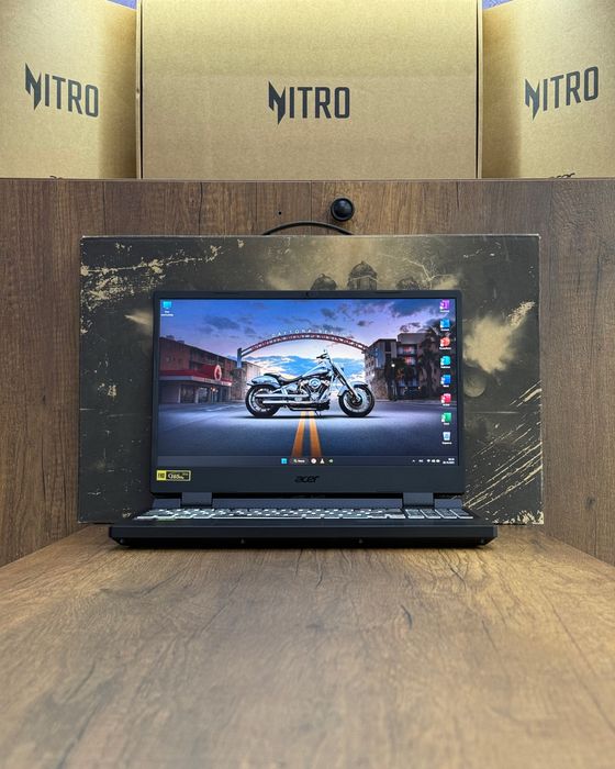 Игровой Ноутбук ACER NITRO 5 / RYZEN 5-6600H / RTX 3070TI 8GB / 144HZ