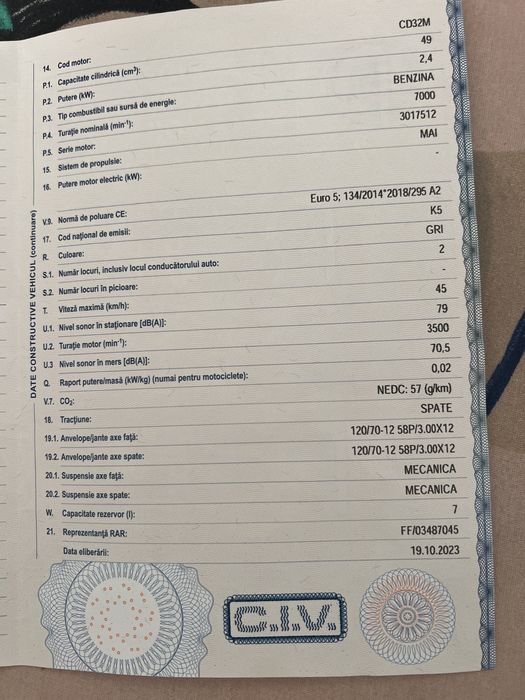 Aprilia SXR 50 an 2023