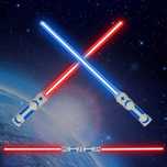 Детски Двоен лазерен меч Star Wars със звук и светлини