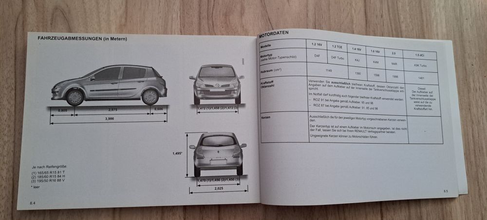 Manual intretinere Renault Clio 3 limba germana