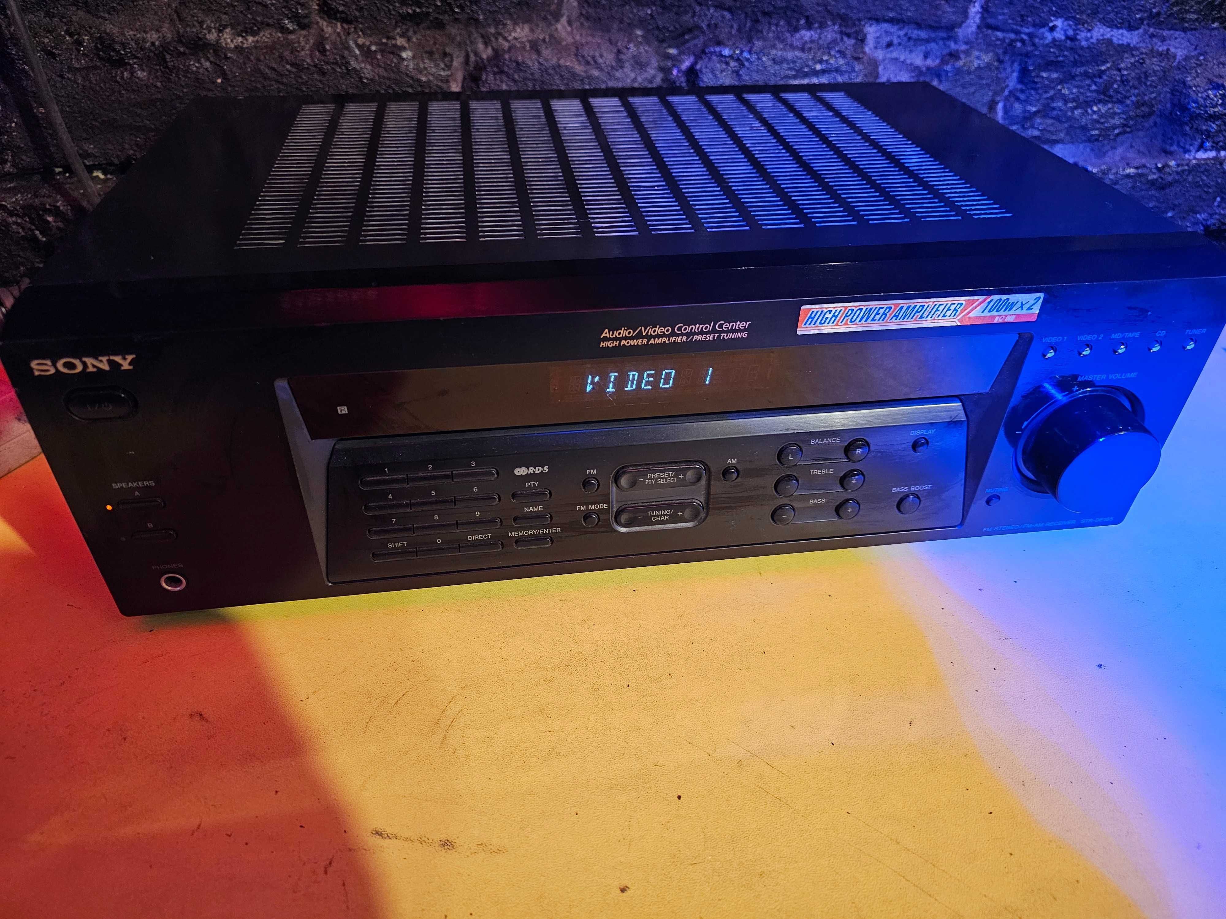 Statie reciver Sony STR-DE 185 2x100W 8ohm Impecabil