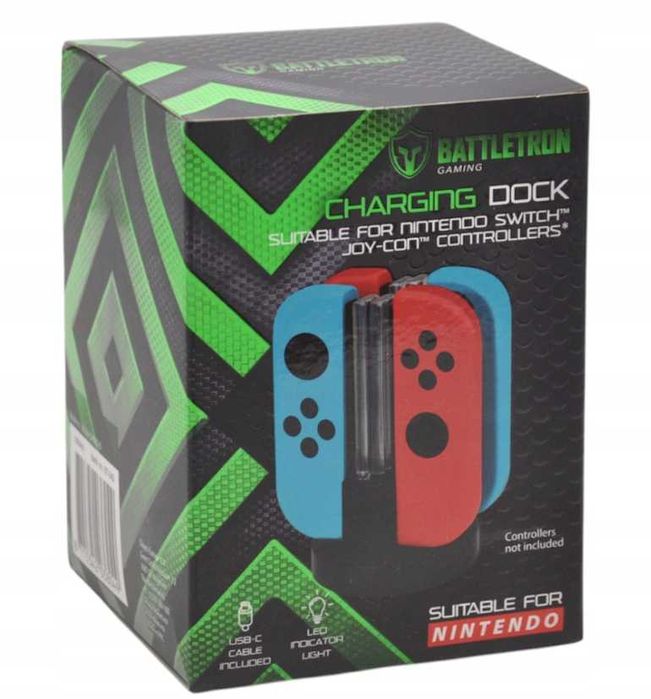Statie de incarcare Battletron Nintendo Switch, 4 controlere