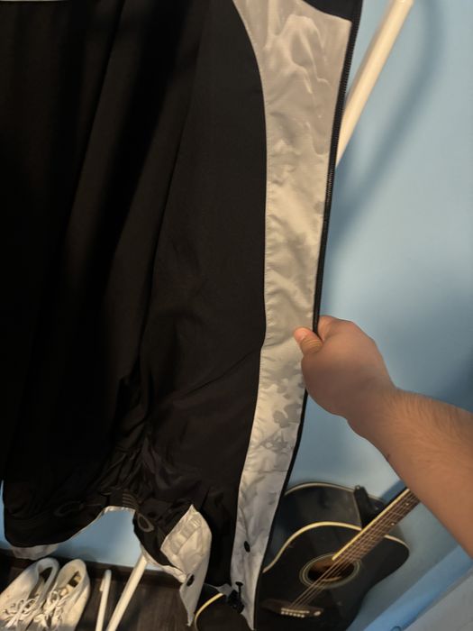 Oakley TC Earth Ski Jacket Shell Grey Mountain Tie Dye