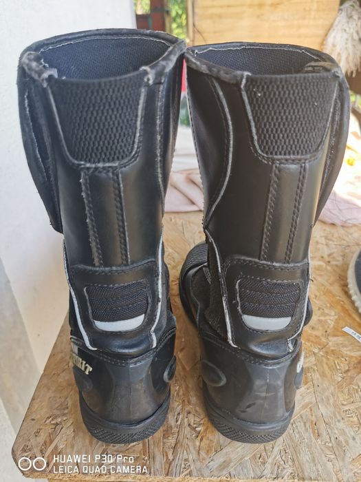 Ghete Moto M38 Talpică 25cm Piele