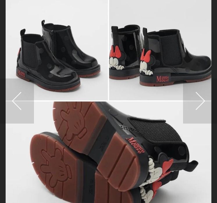 Ботинки ZARA для девочек.