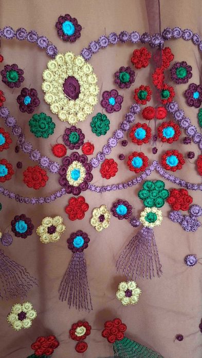 Vand rochie din organza brodata manual