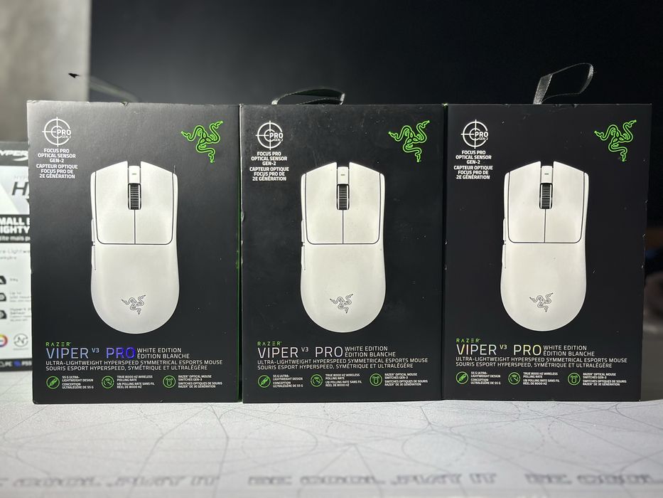 Razer Viper v3 pro. Wireless 8khz white