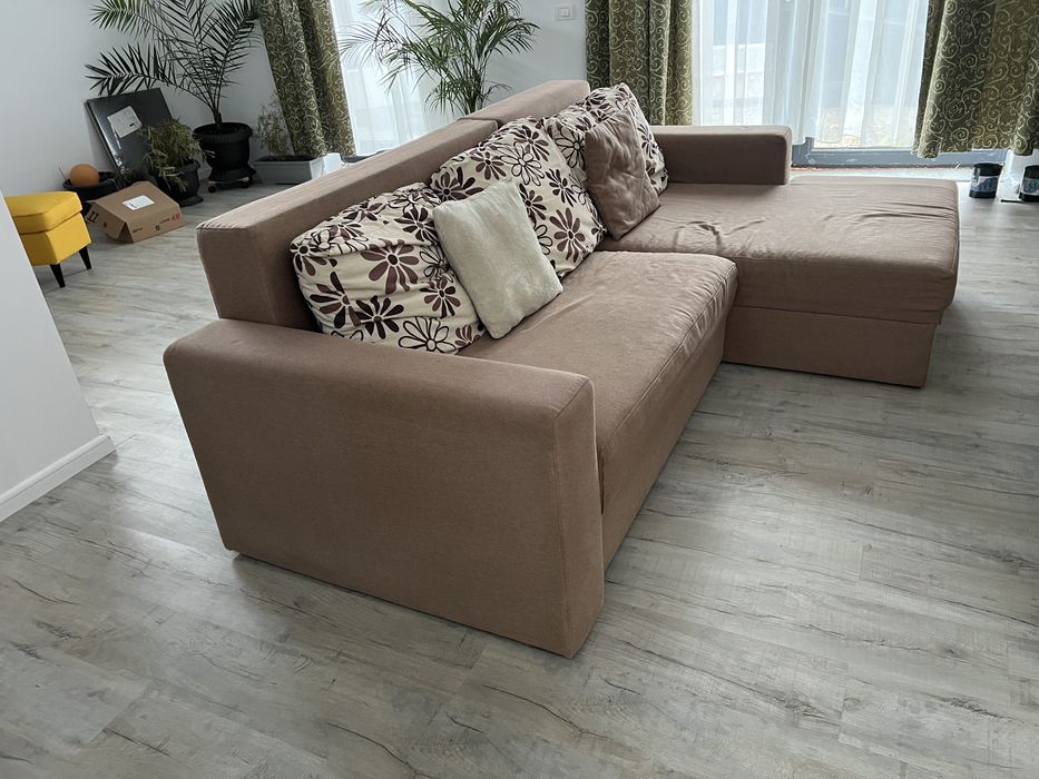 Canapea extensibila in L Mobexpert