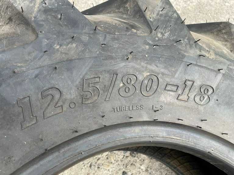 12.5/80-18 Anvelope noi INDUSTRIALE DE BULDO cu 12Pliuri garantie
