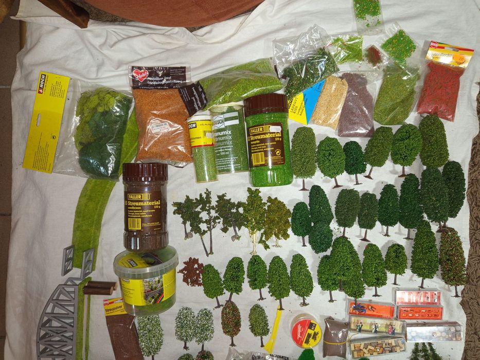 Set mare accesorii diorama Noch Faller BuschHO trenulețe