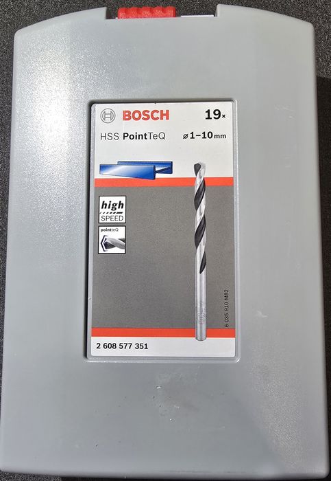 Set 19 burghie metal HSS PointTeQ BOSCH