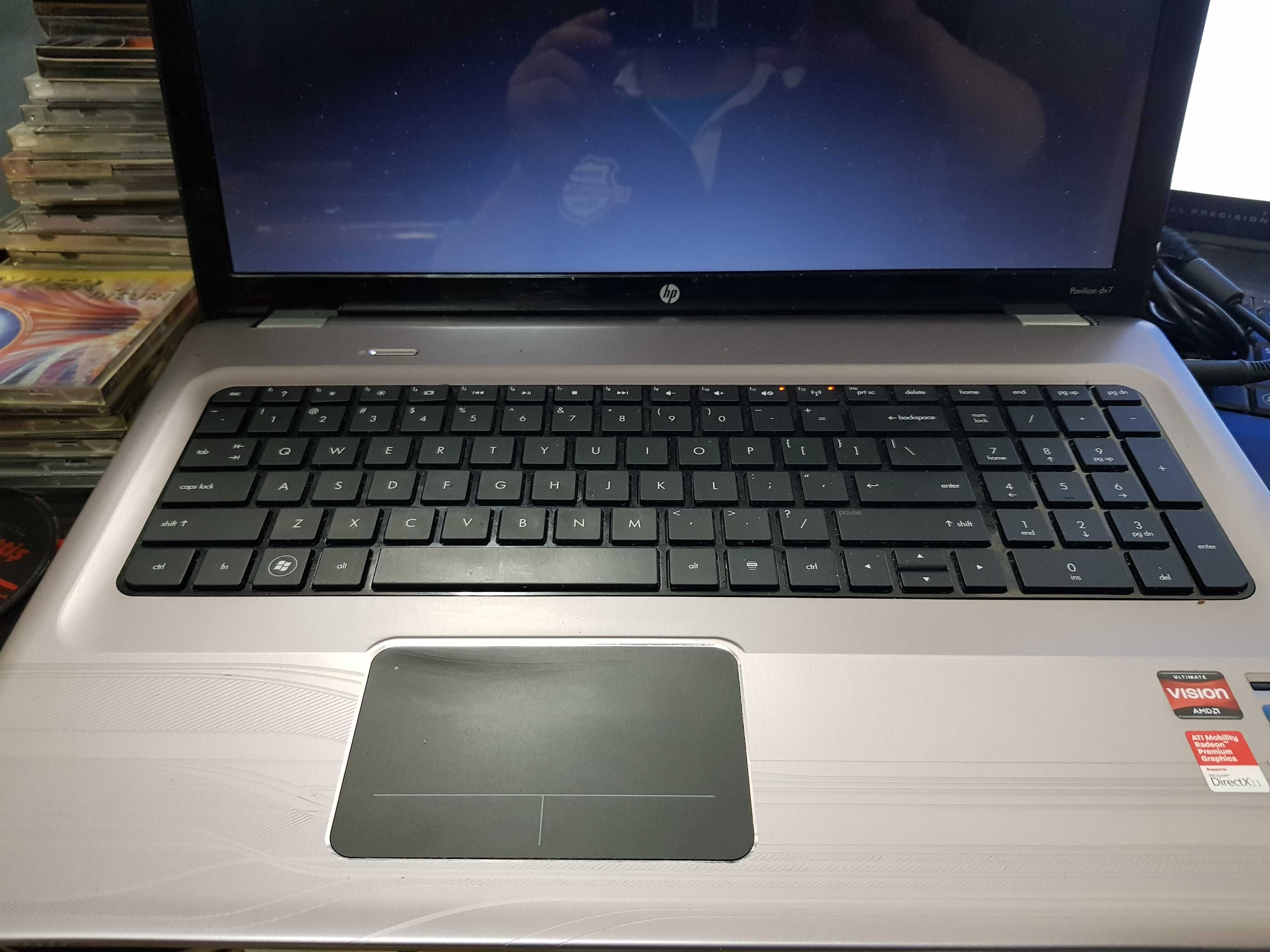 Laptop HP DV7-4069wm *Video Artefacte 17,3 HD+ Tastatura CPU DVDRW