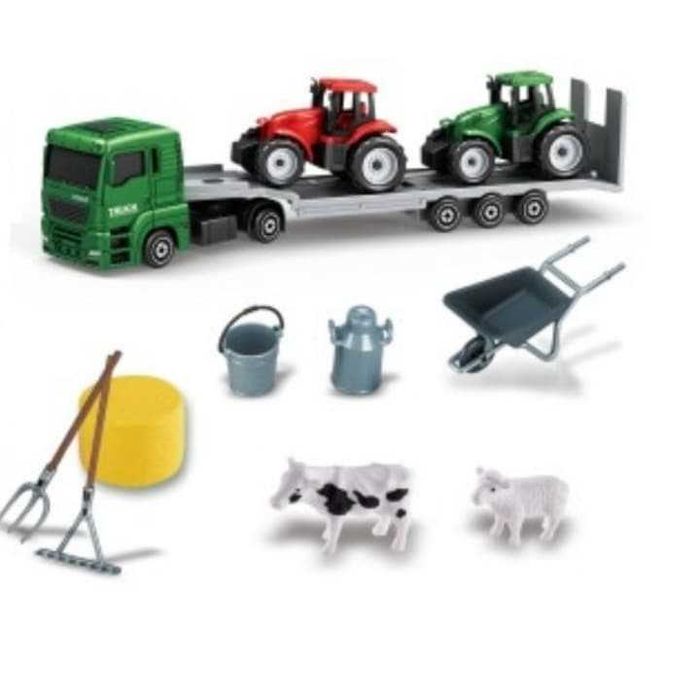 Детски комплект Ферма с камион, трактор и аксесоари
