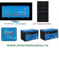 KIT fotovoltaic  solar Victron 24v/1200w rulota/cabana