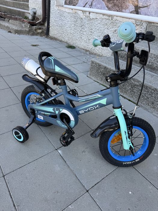 Детски велосипед с помощни гуми BYOX !! НОВ + ГАРАНЦИЯ !!