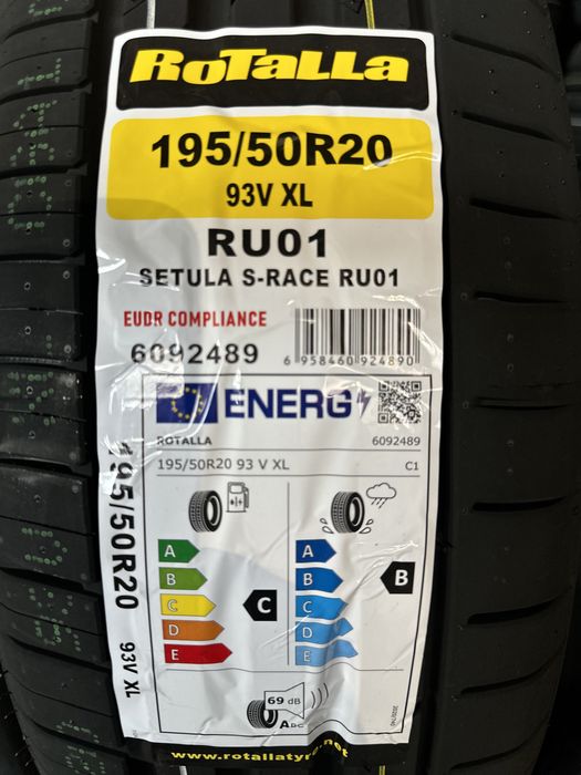 Нови летни гуми ROTALLA SETULA S-RACE RU01 195/50R20 93V XL НОВ DOT