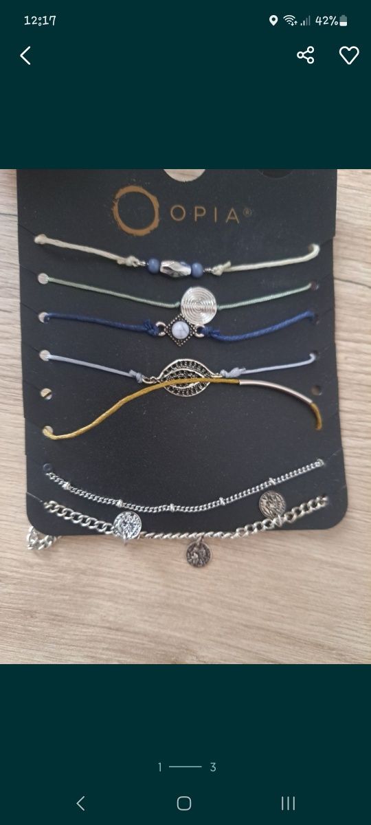 Cercei surub + bratari opia primark