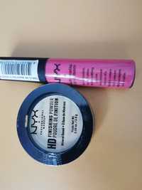 NYX Professional Finishing Powder + Lipstick NYX Soft mat. Set Bourjoi