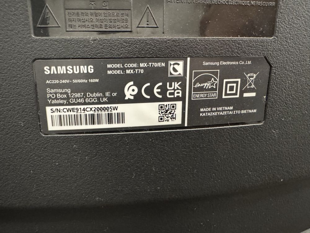 Колона Samsung MX-T70