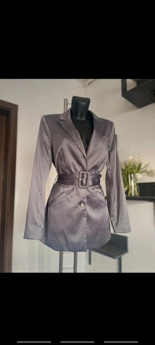 Sacou cu efect satinat