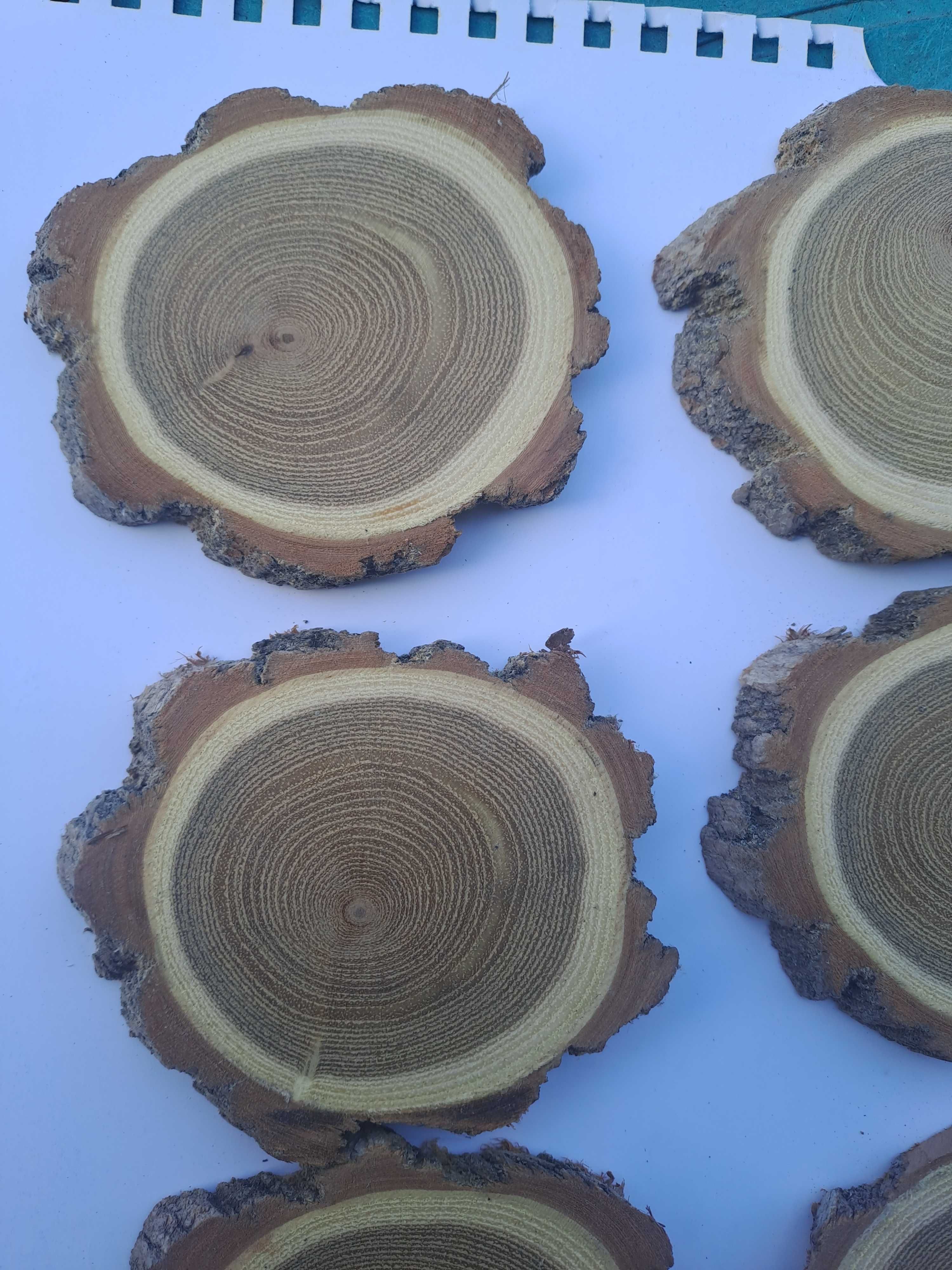 Дървени шайби кръгчета натурално дърво ЕКО БИО