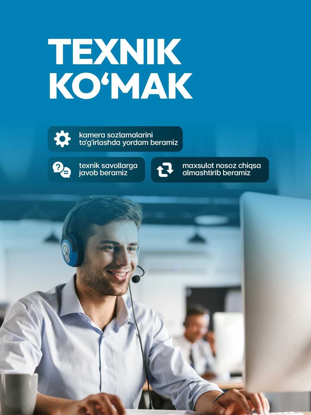 Камера видеонаблюдения, wifi камера 360, kamera video kuzatuv