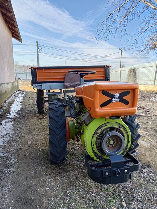 Vând motocultor 4x4 motor  lombardini 18 cai