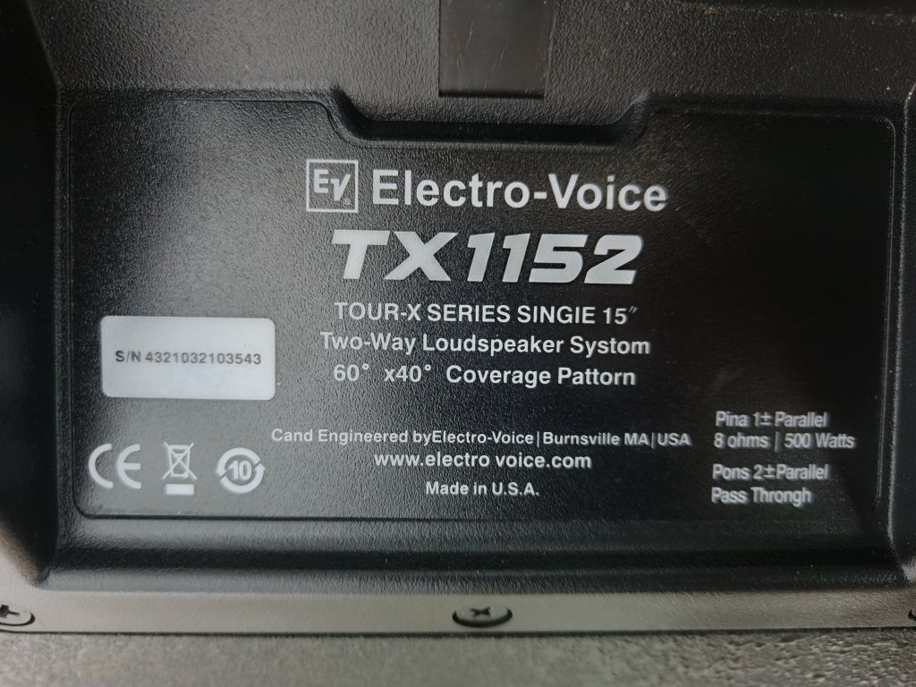 Electro-voice TX1152