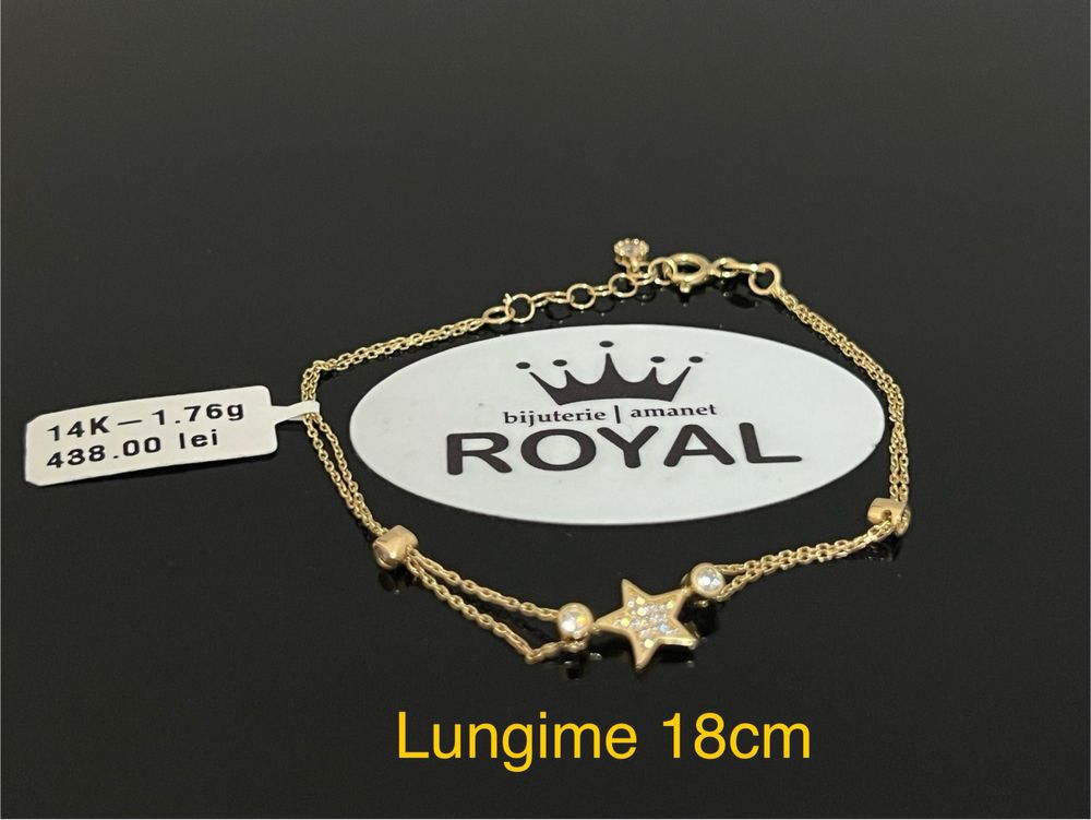 Bijuteria Royal CB : Bratara dama aur 14k 1,76gr lungime 18cm