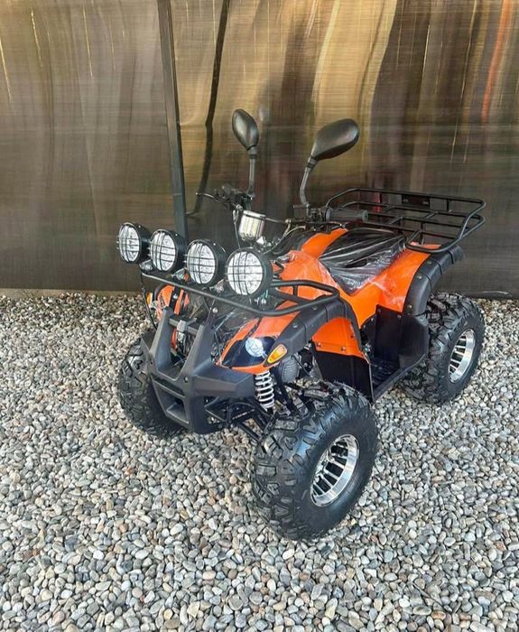 Atv Benzina 125cc Roti Aluminiu pe 8 inch tip Hummer Nou cu Garantie