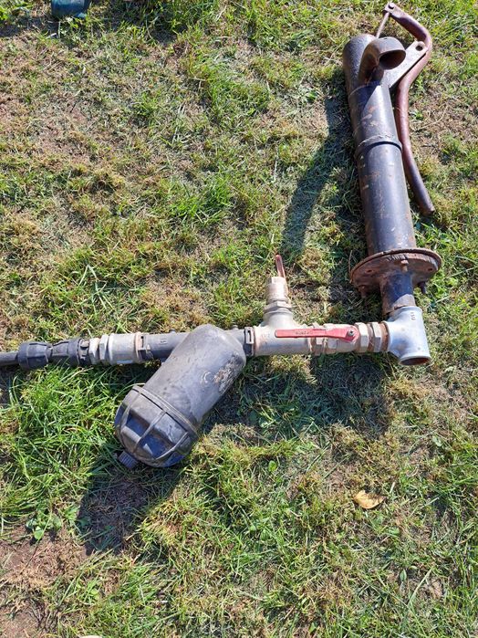 Pompa manuala de gradina cu adaptor pentru pompa electrica