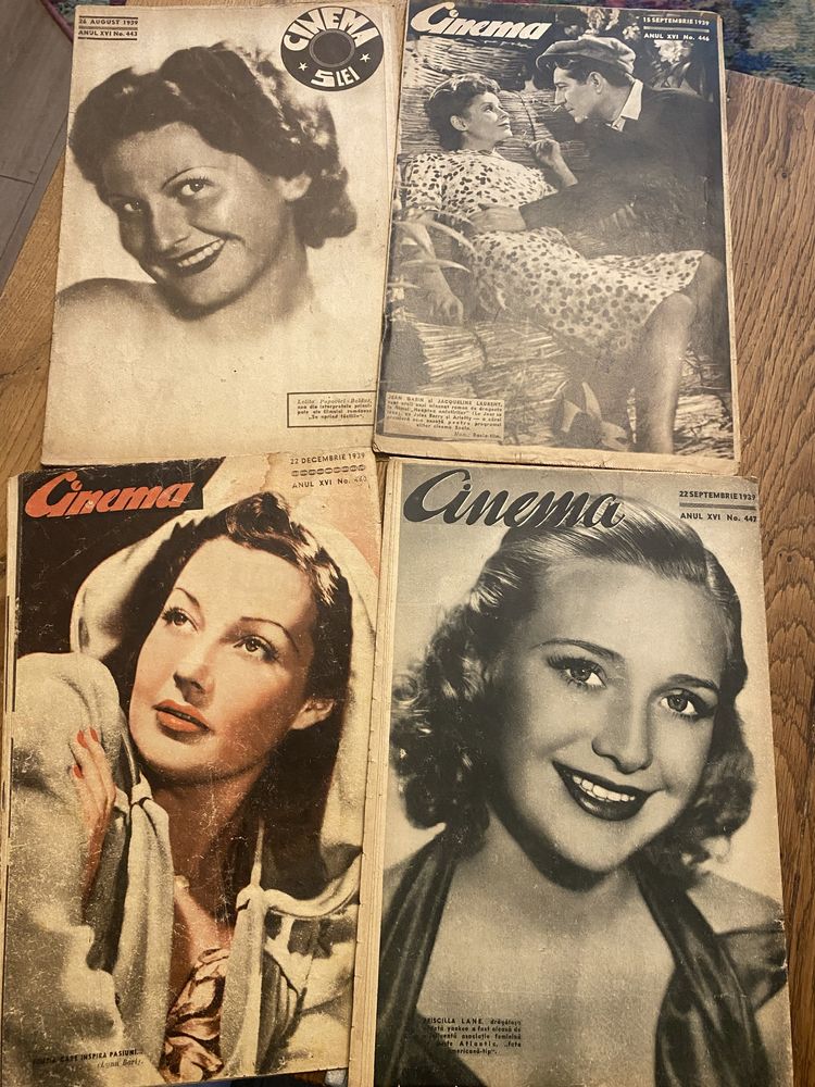 Colectia revista CINEMA anul 1939