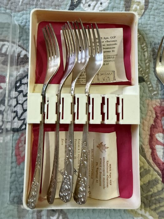 Вилки мельхиоровые (6 шт)