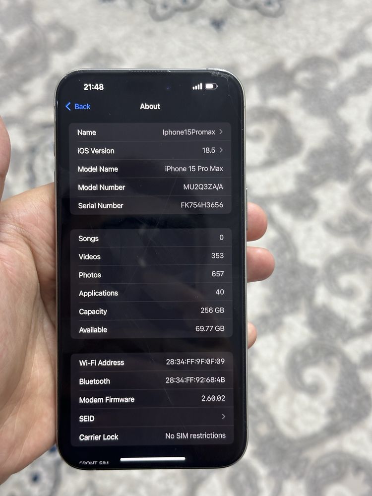 Iphone 15 pro max