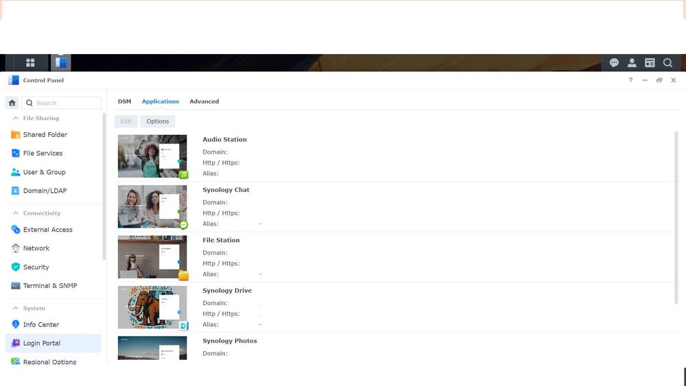Realizez la comanda Network Attached Storage