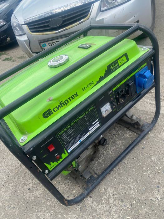 Новый генератор бензиновый СИБРТЕХ 6.5кВт