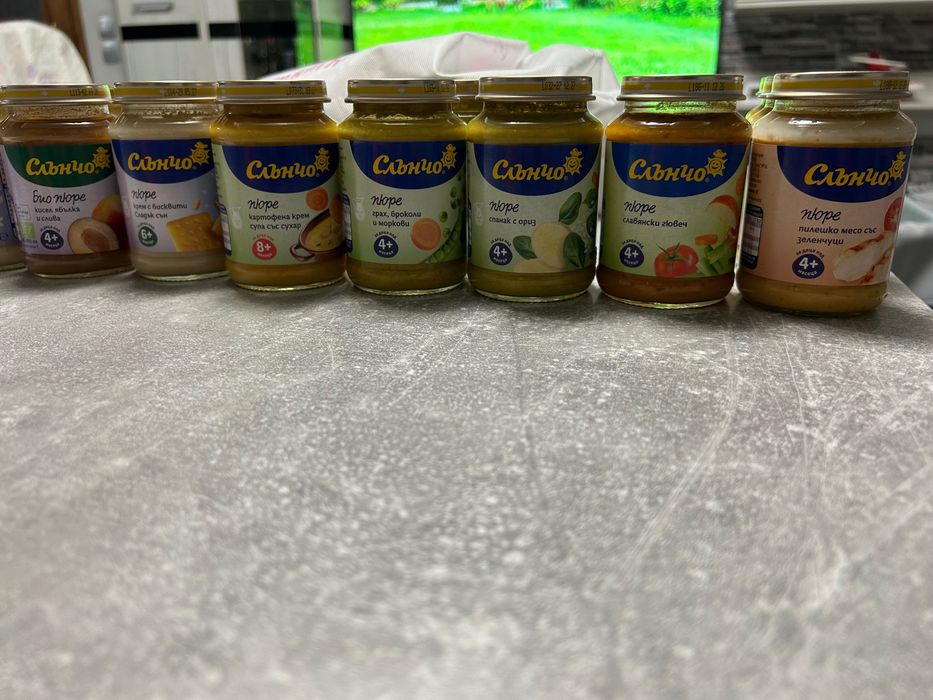 ПРОМОЦИЯ Бебешки пюрета и заготовки