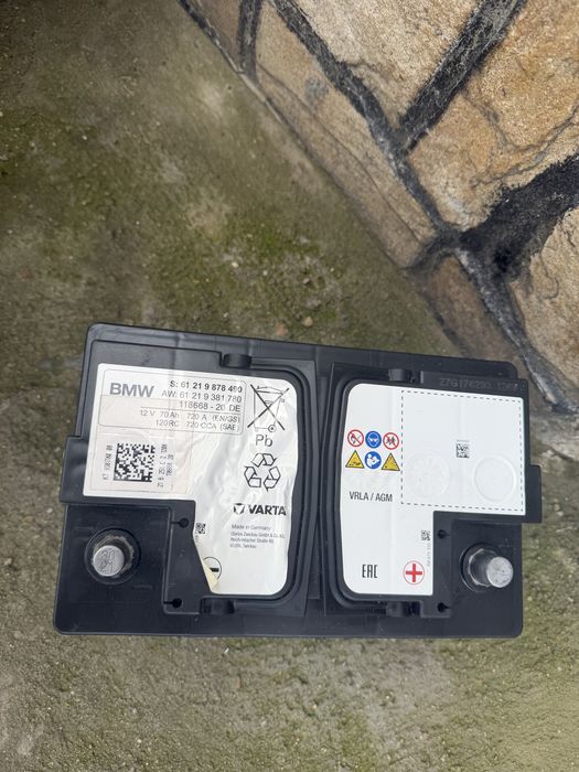 Bmw акумулатор agm 70ah