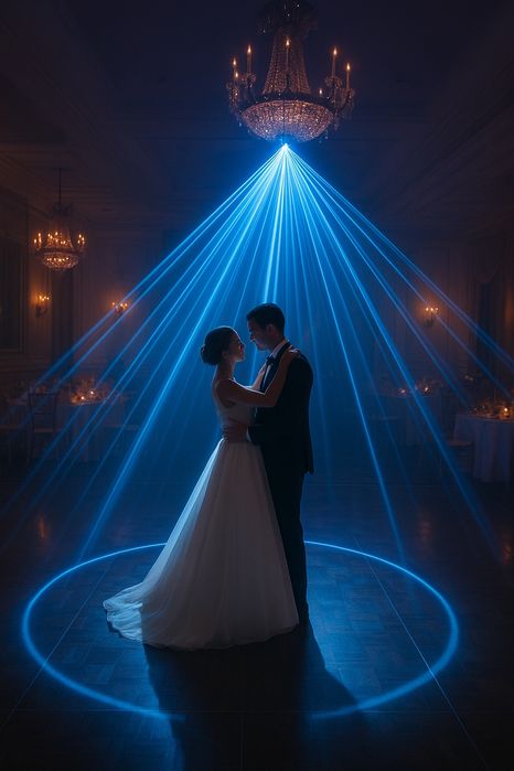 Laser zăpadă dansul mirilor evenimente