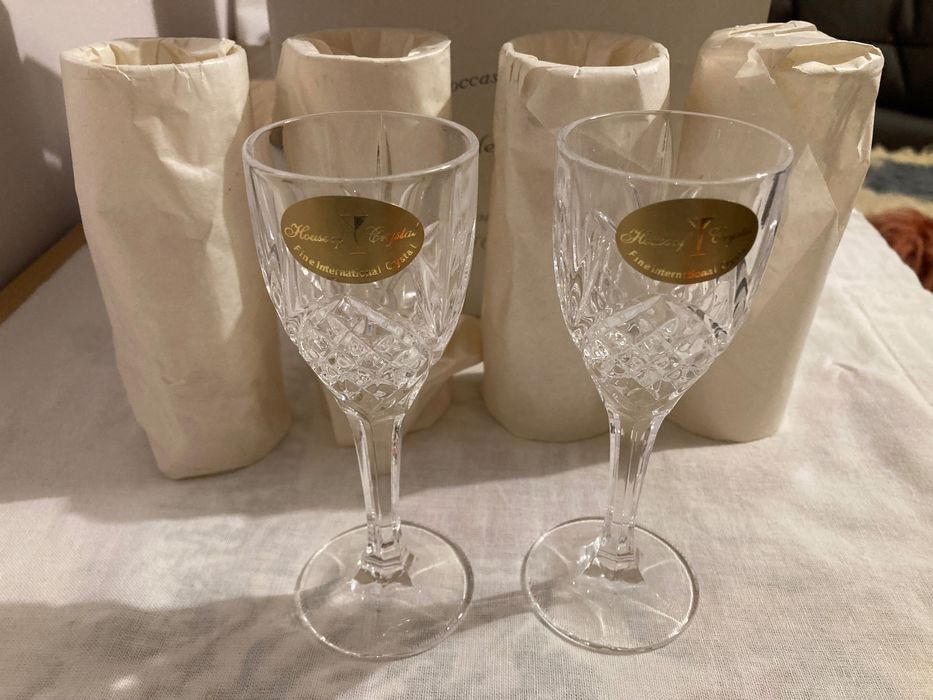Кристални чаши за шери