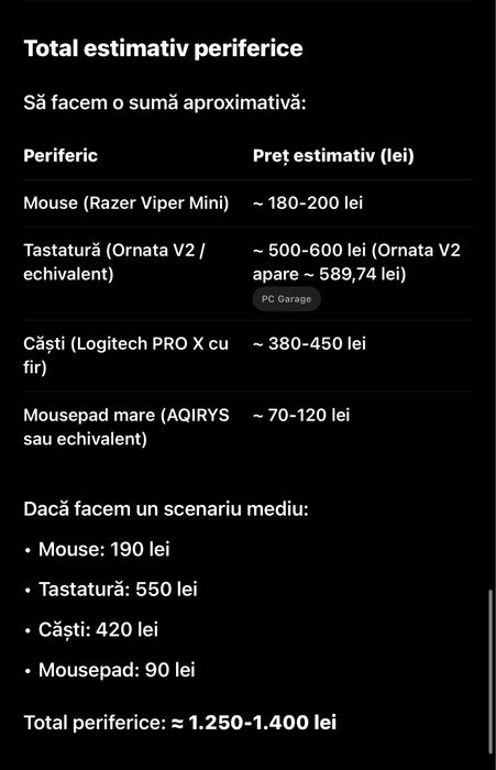 Vand pc gaming complet