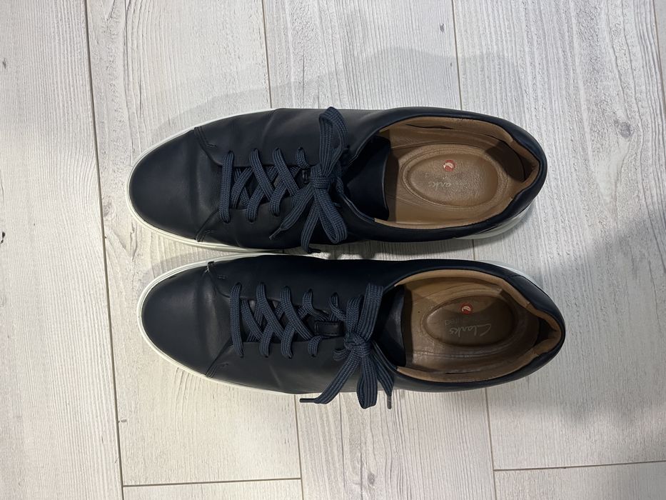 Оригинални кожени сникърси/кецове Clarks Un Costa номер 46 стелка 30см