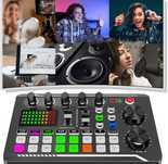 Mixer audio Bluetooth 5.0 efecte de sunet și voce, Consola DJ Mixer