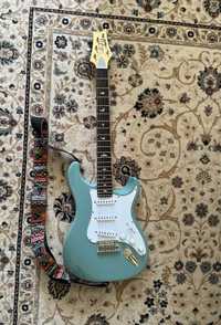 Chitara Electrica PRS SE Silver Sky Stone Blue cu husa