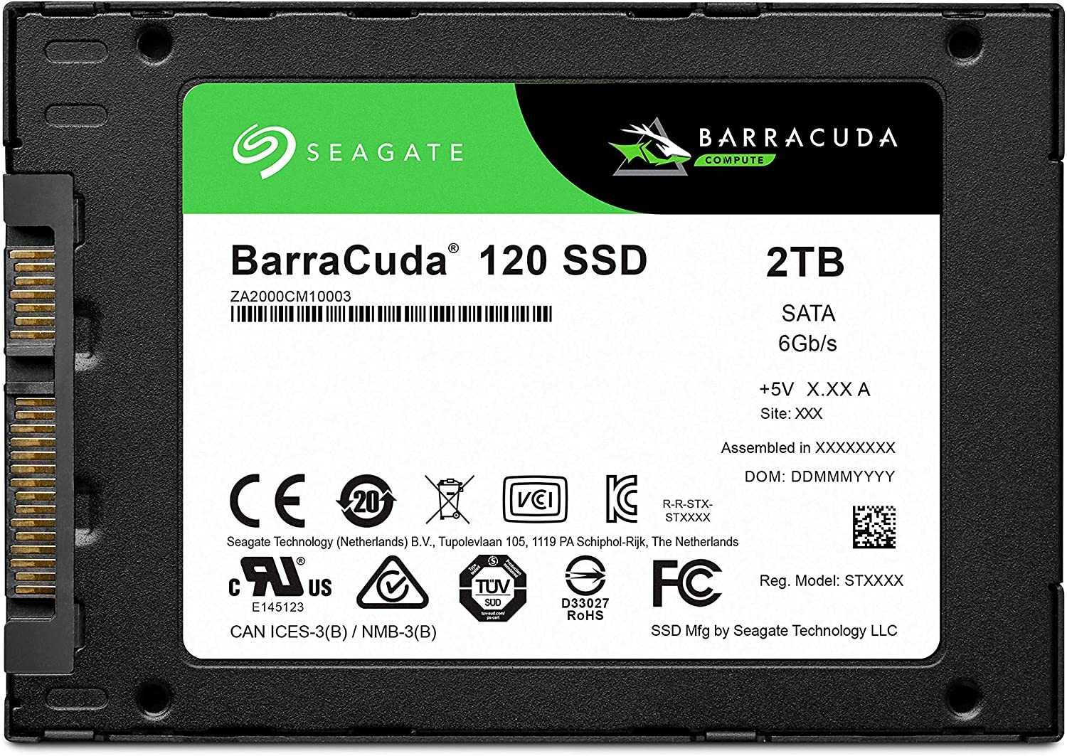 Seagate BarraCuda SSD 2TB ZA2000CM10003