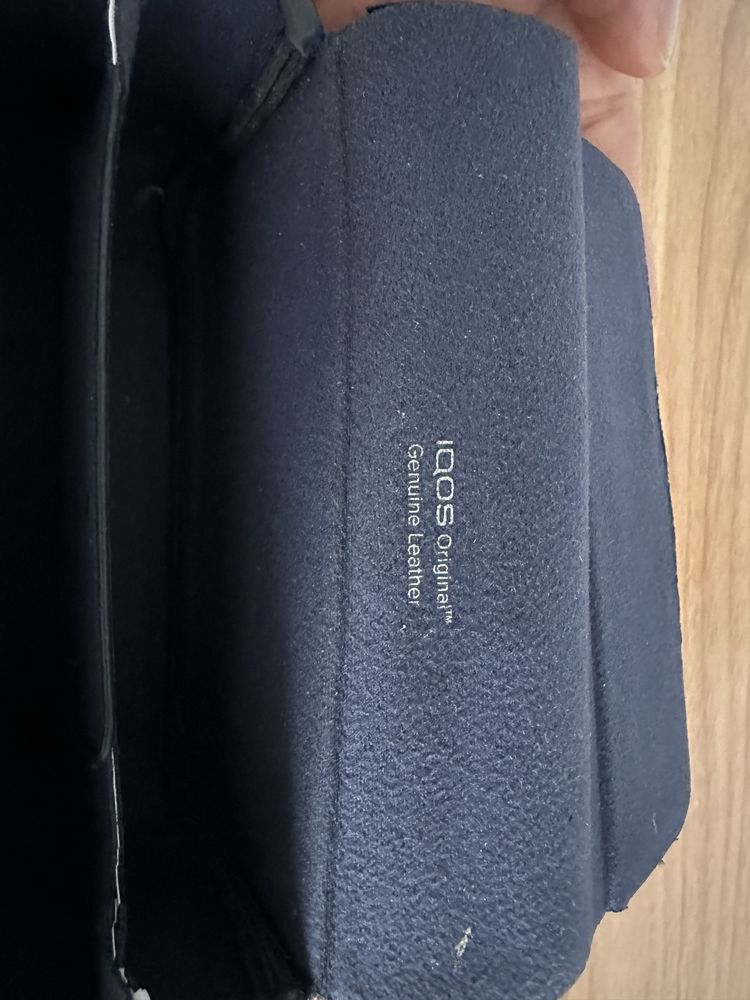 Leather case for Iqos Navy